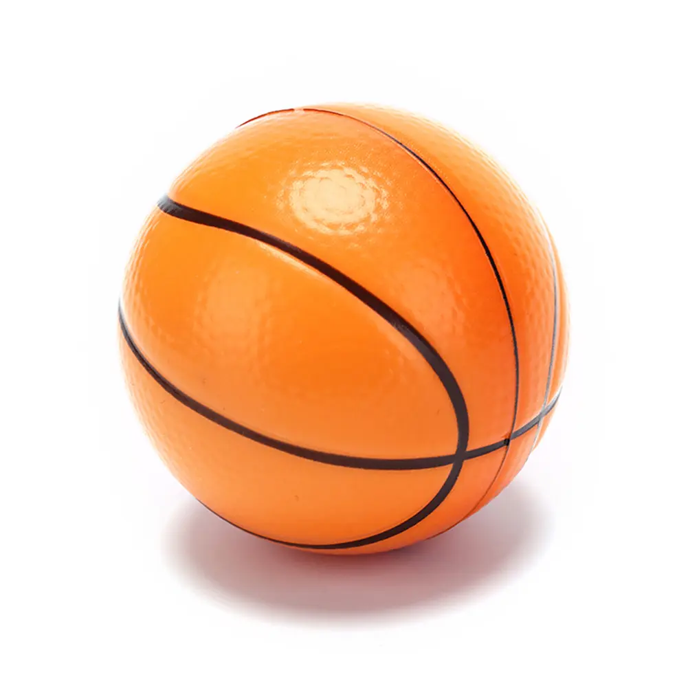 Eco Friendly Soft Squeeze Ball Fidget Stress Reliever Elastic Hand Exercise Toy Non Toxic and Harmless PU Bouncyball