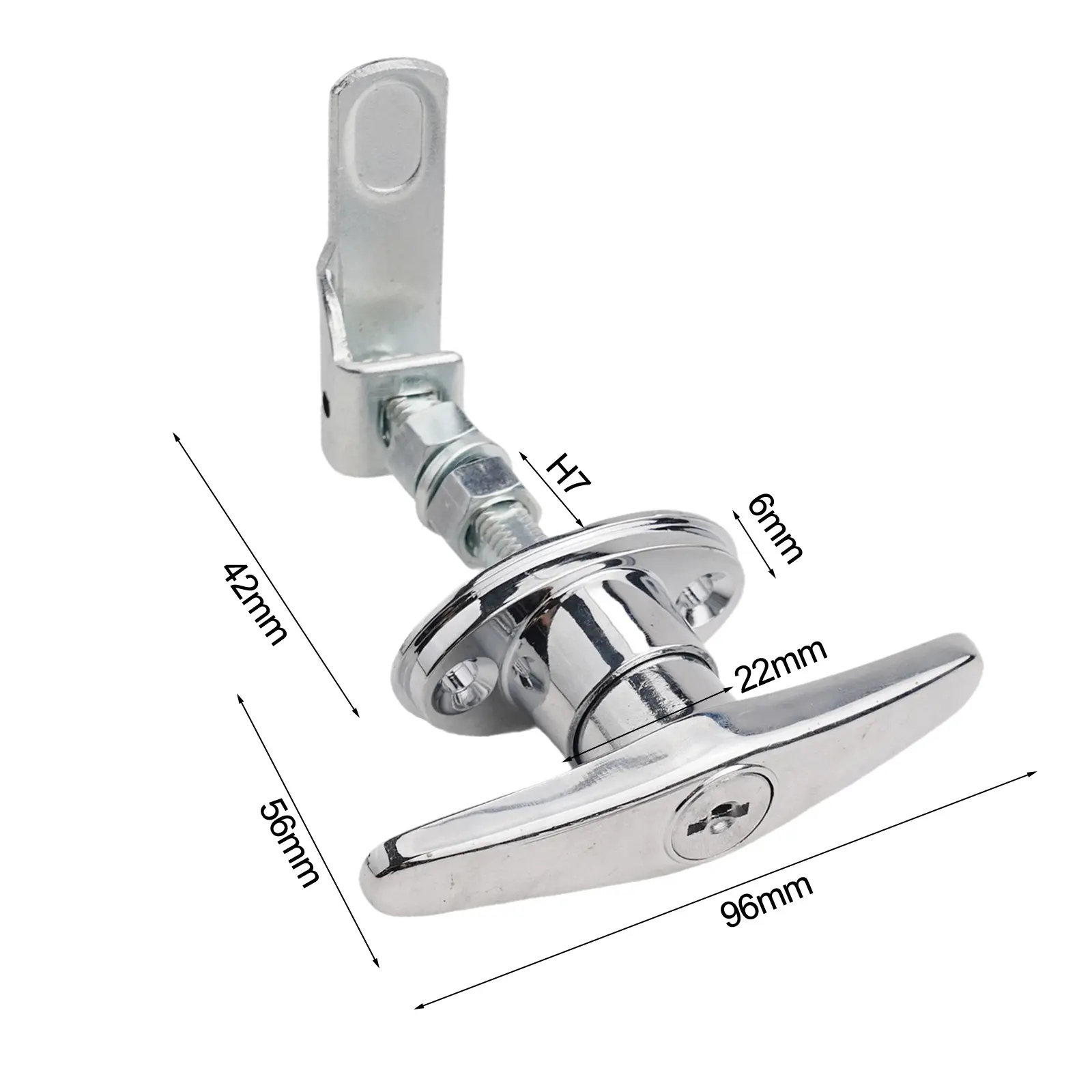 Garage Door Lock Camper Lock Kit High-Quality Materials Reliable Lock Keyed Lock Kit For Truck For Garage Doors