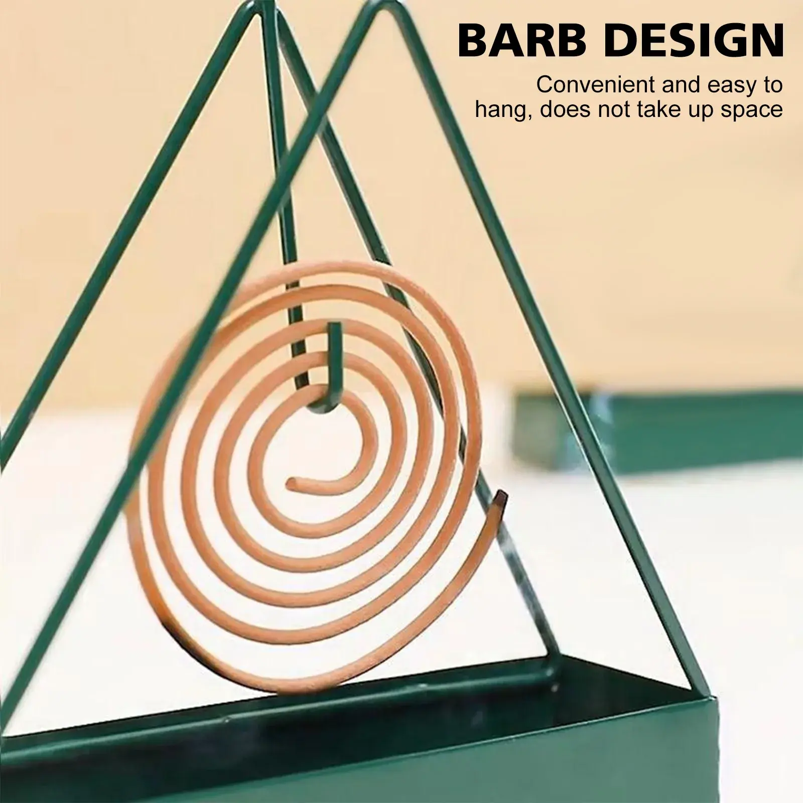 Creative Mosquito Coil Holder with Tray Nordic Style Spiral Summer Day Iron Mosquito Repellent Incenses Rack Plate Home Decor