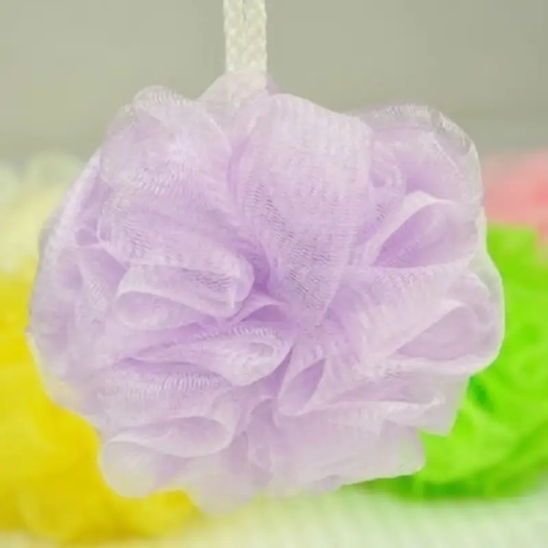 10pcs Color Random Bath Shower Soap Bubble Body Wash Exfoliate Puff Sponge Mesh Net Ball Bath Brushes Random Color Wholesale