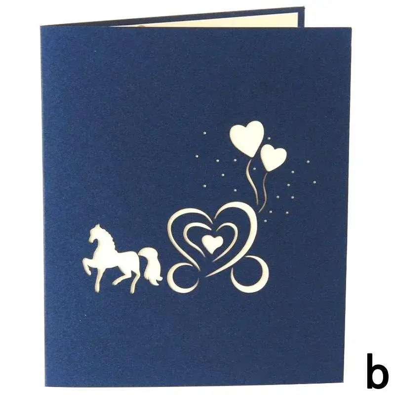 3D Pop UP Love Card for Wife and Girlfriend Gift for Valentines Day Anniversary Wedding Invitation Greeting Thank You Cards