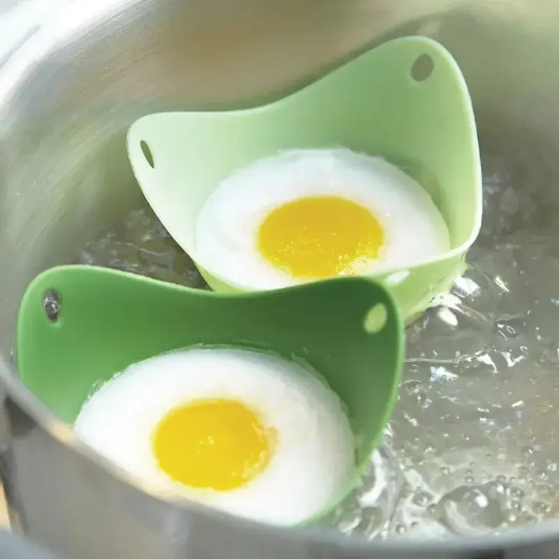 1/2/4Pcs Silicone Egg Poacher Poaching Pan Mold Kitchen Tool Accessory Cook Tool Gadget Kitchen Accessory Cooking Kitchen Gadget
