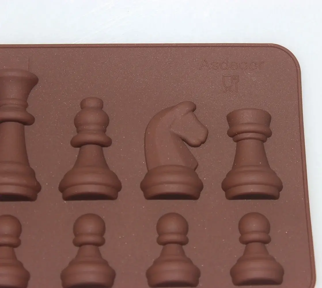 DIY Cake Mold Chess Shaped Chocolate Molds Ice Cube Mould Baking Mould Silicone Mold Cake Decorating Tools Kitchen Accessories
