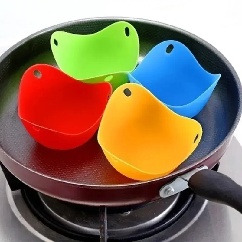 1/2/4Pcs Silicone Egg Poacher Poaching Pan Mold Kitchen Tool Accessory Cook Tool Gadget Kitchen Accessory Cooking Kitchen Gadget