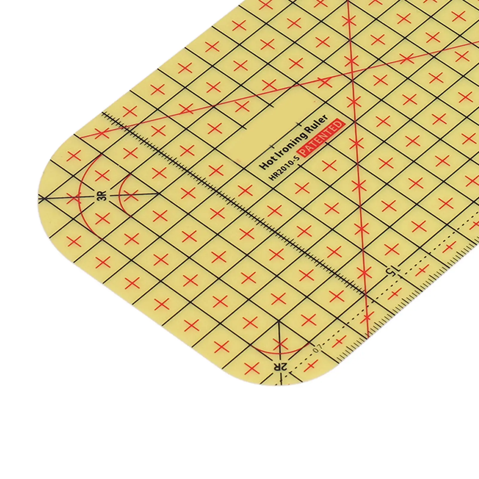 Heat Resistant Ruler Hot Hem Ruler High Temperature Resistance Hot Ironing Measuring Tool for Electric Iron Home Ironing Work