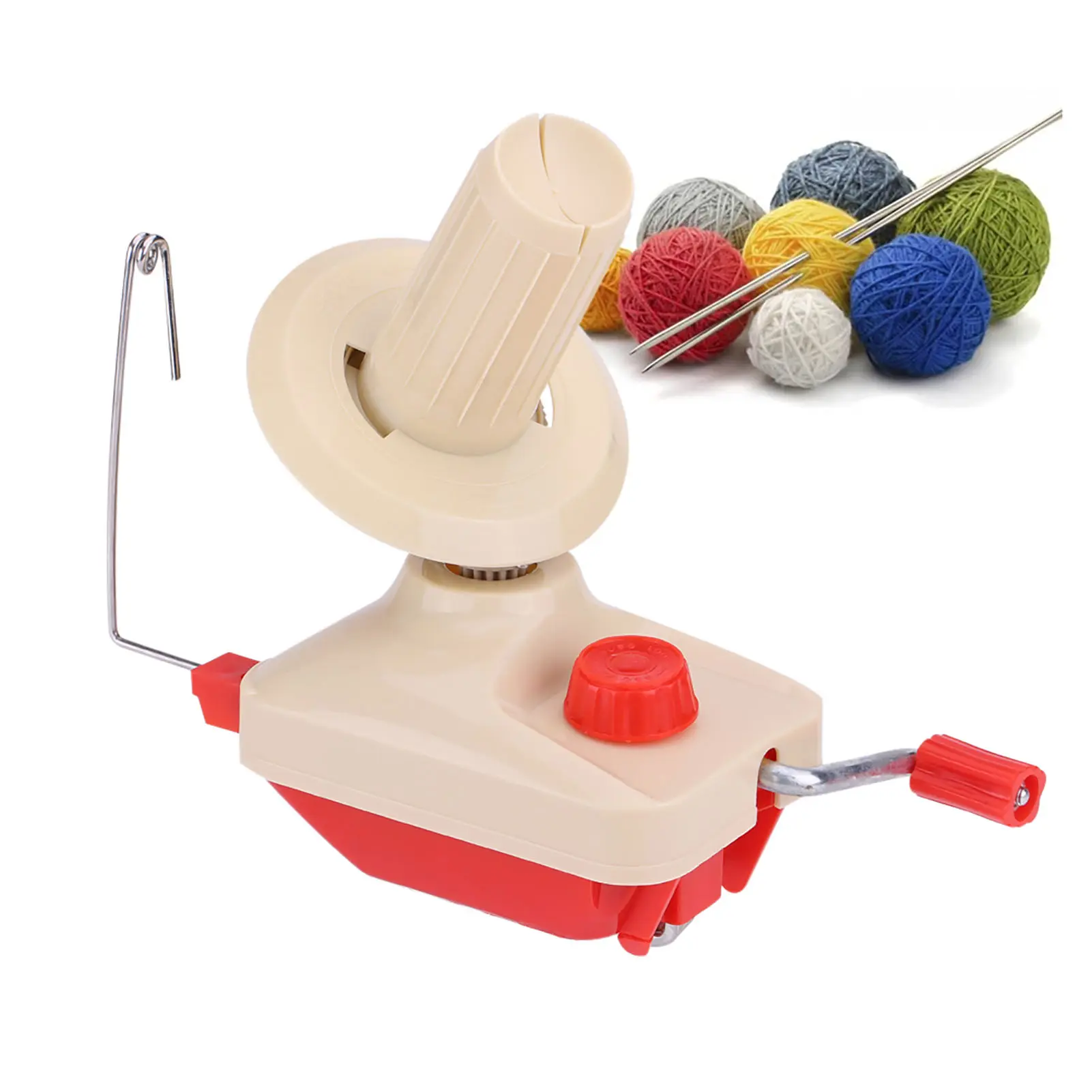Sewing Tool Thread Ball Winder Hand Operated Knitting Roll String Yarn Fiber Wool Thread Ball Winder Holder Sewing Accessories