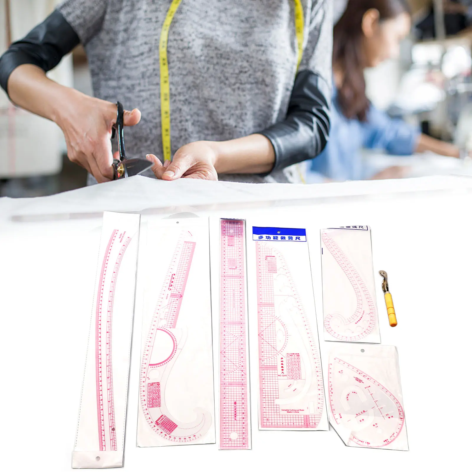 French Curve Ruler Set Accurate Measurement Sewing Rulers Set  Improve Work Efficiency for Shaping for Beginners