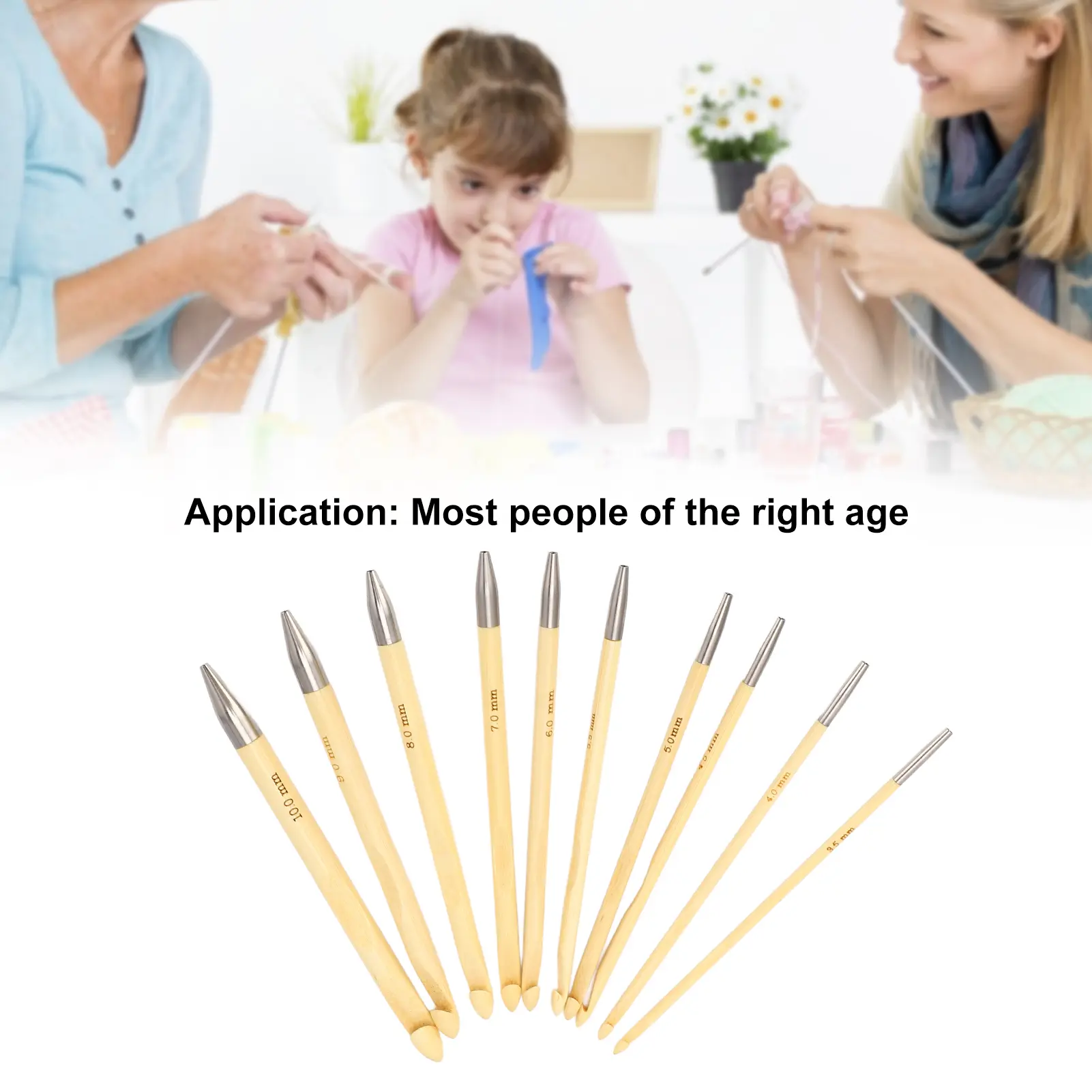 Crochet Hooks Removable Sweater Needle Bamboo Weaving Tools for Handicraft Lovers Crochet Hooks Crochet Needle Crochet Kit