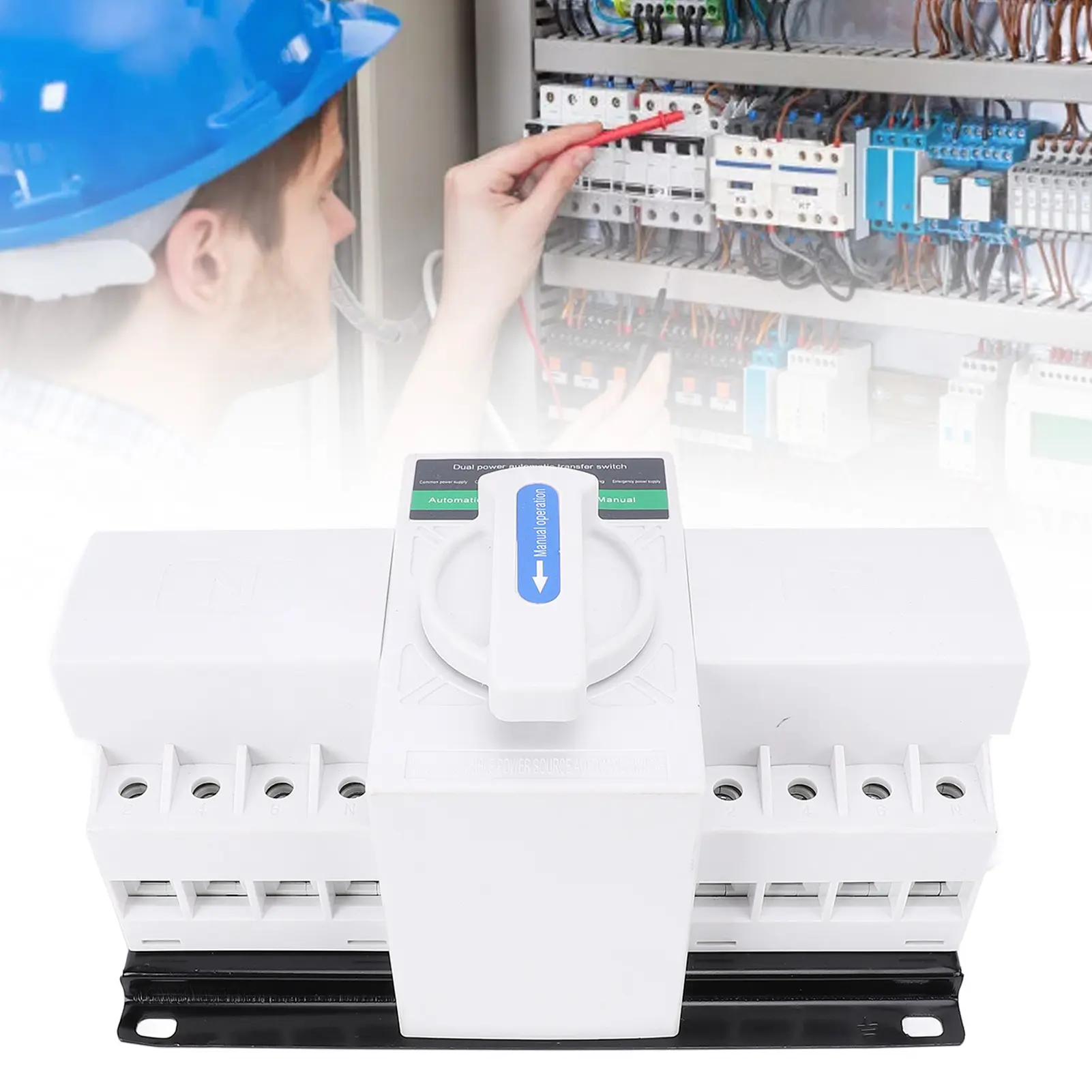 Automatic Power Transfer  Power Transfer  4P 400V 32A CB Grade Manual Automatic Generator Changeover