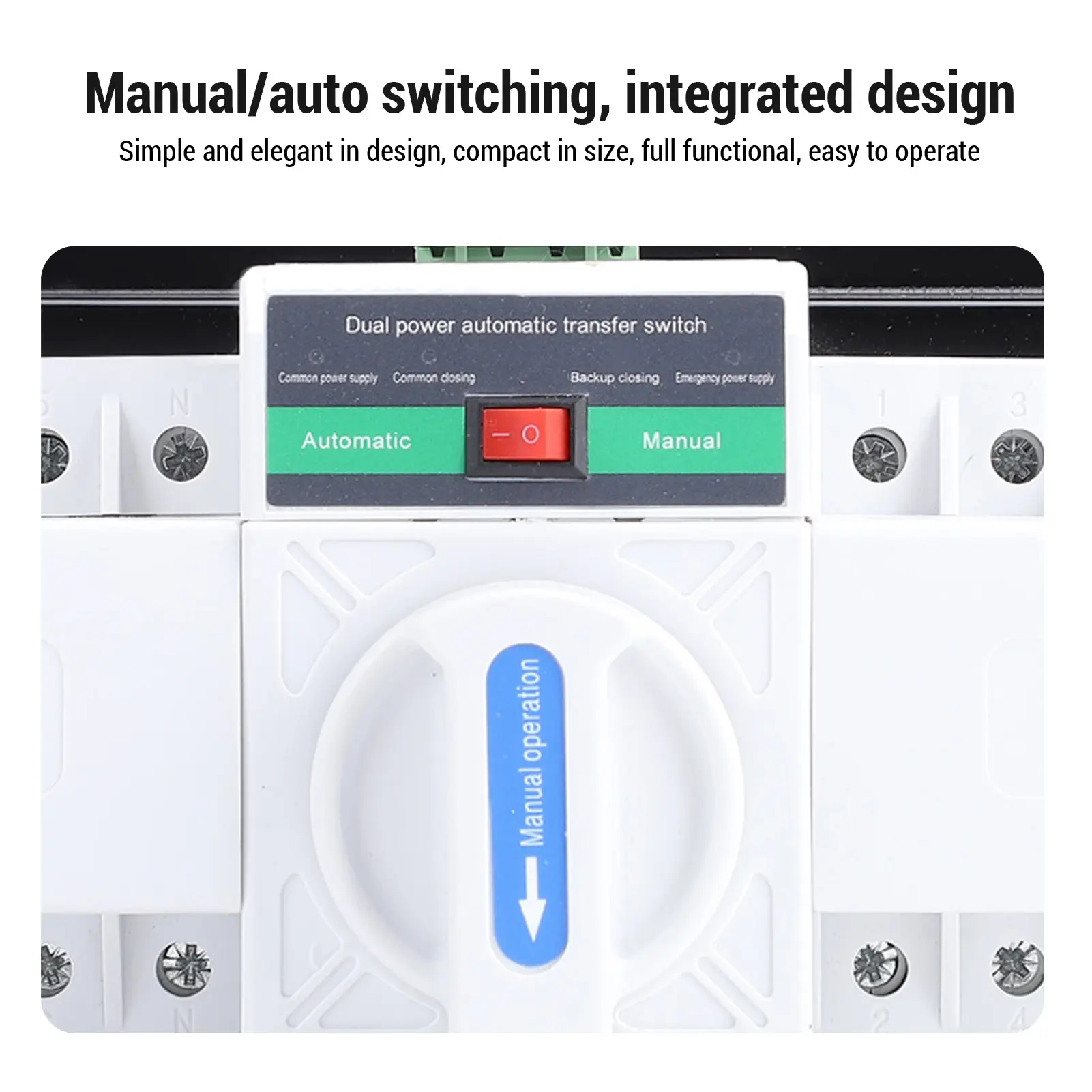 Automatic Power Transfer  Power Transfer  4P 400V 32A CB Grade Manual Automatic Generator Changeover