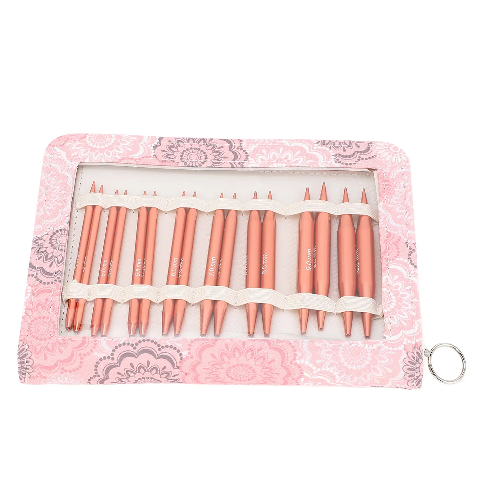 Circular Knitting Needles Set Interchangeable Crochet Needles Improve Efficiency with Case for Enthusiast for Workshop Learning