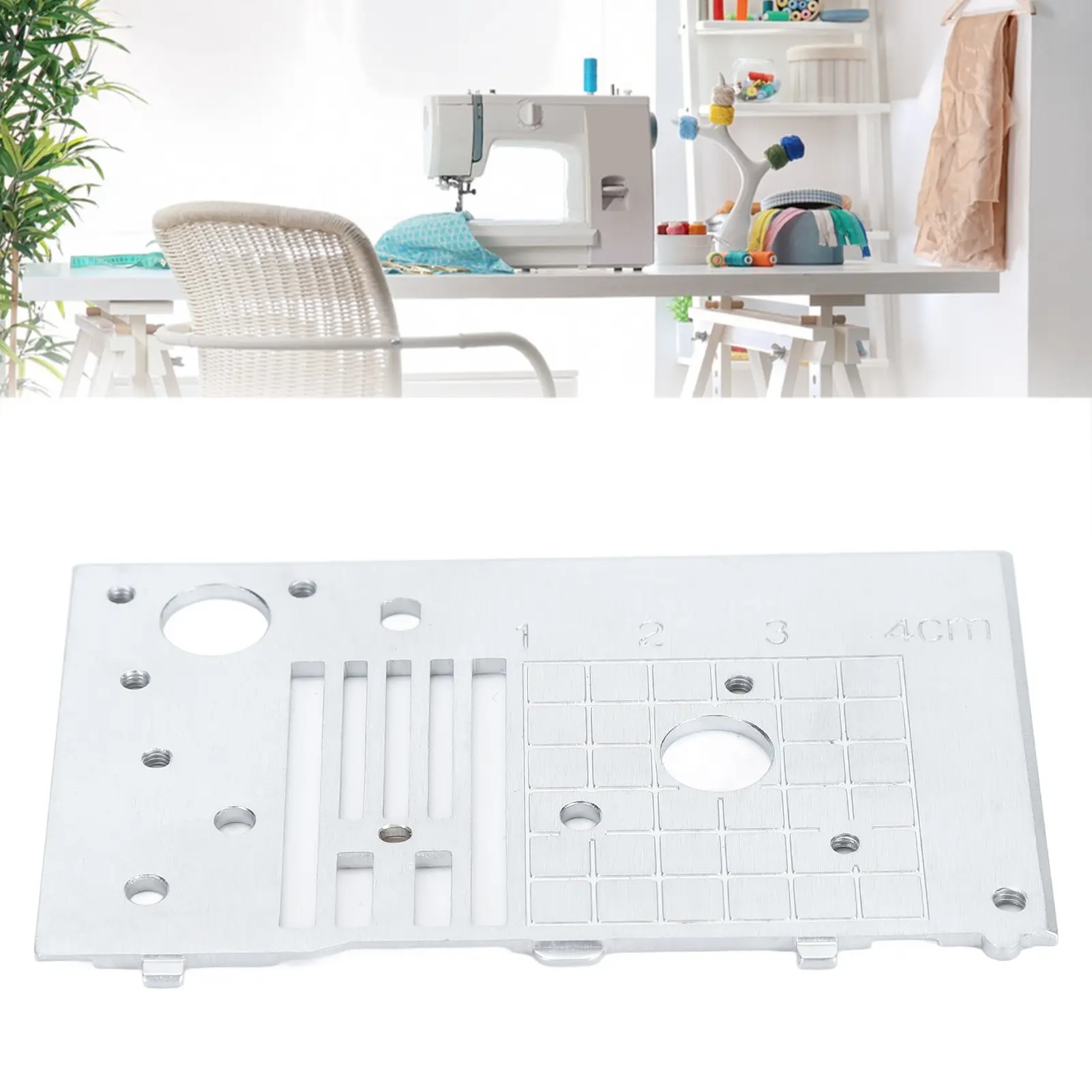 Straight Stitch Needle Plate Rustproof  Easy Installation Sewing Needle Plate Steel for SE9180 for CE 00 for SE910