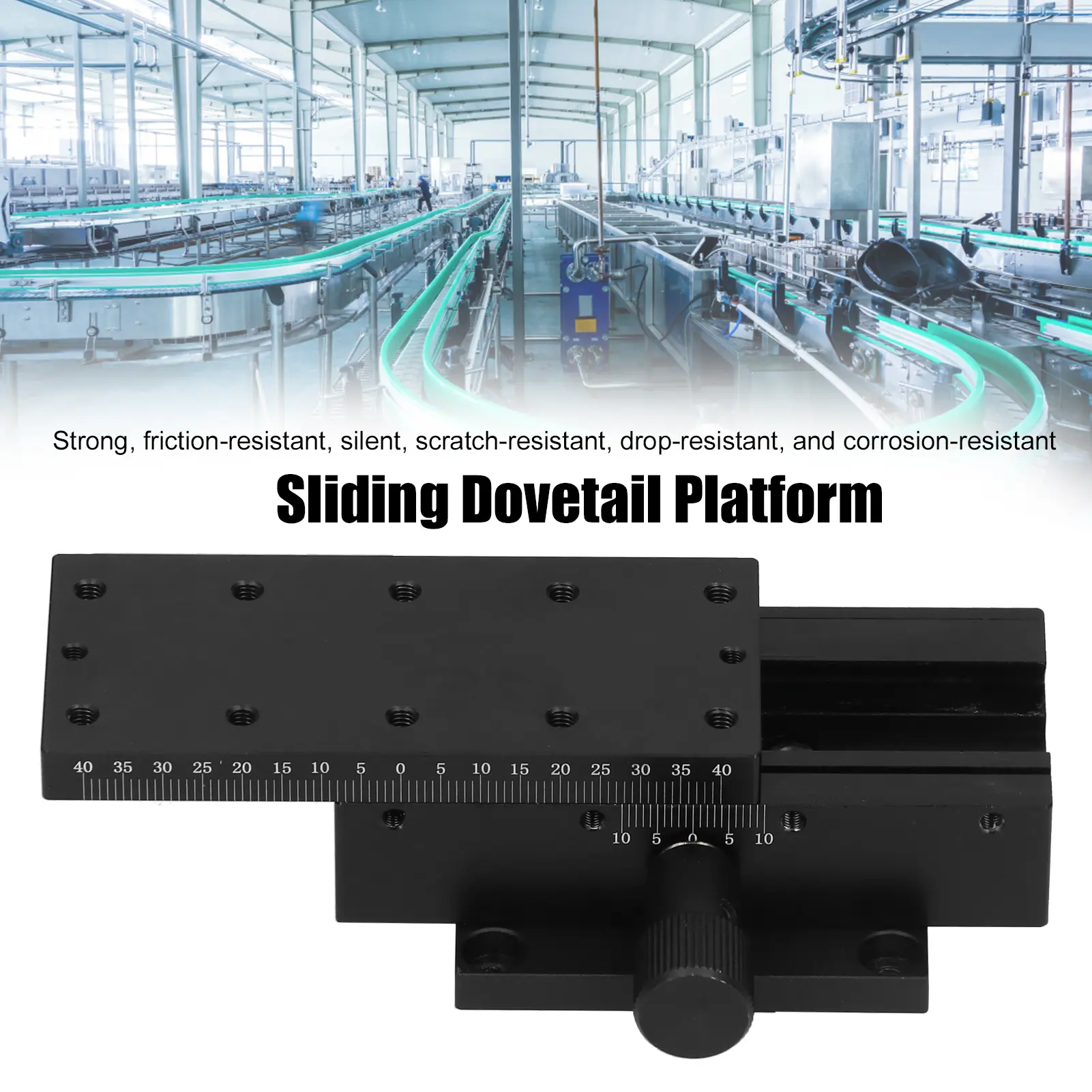 Hardware Tools Manual Adjustable  X Axes Sliding Trimming Stage Hardware Tools 40 x 90mm -A90 Manual Sliding