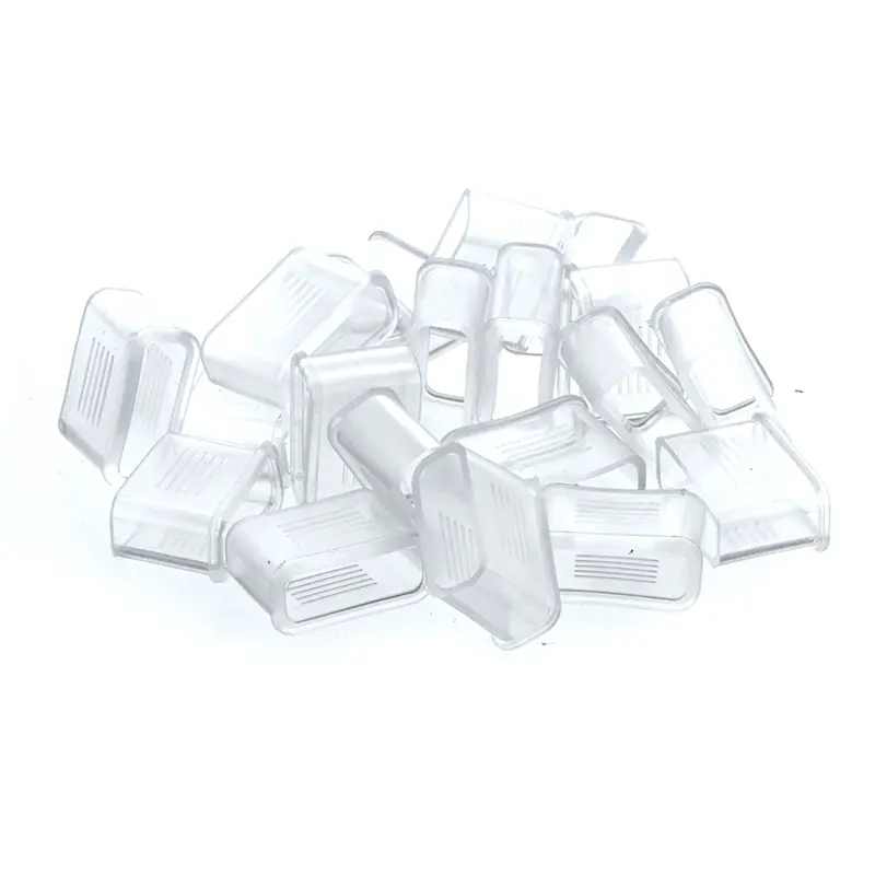20pcs/Set Whistle Rubber Cover Mouth Protector Sports Accessories White Cushioned Supplies
