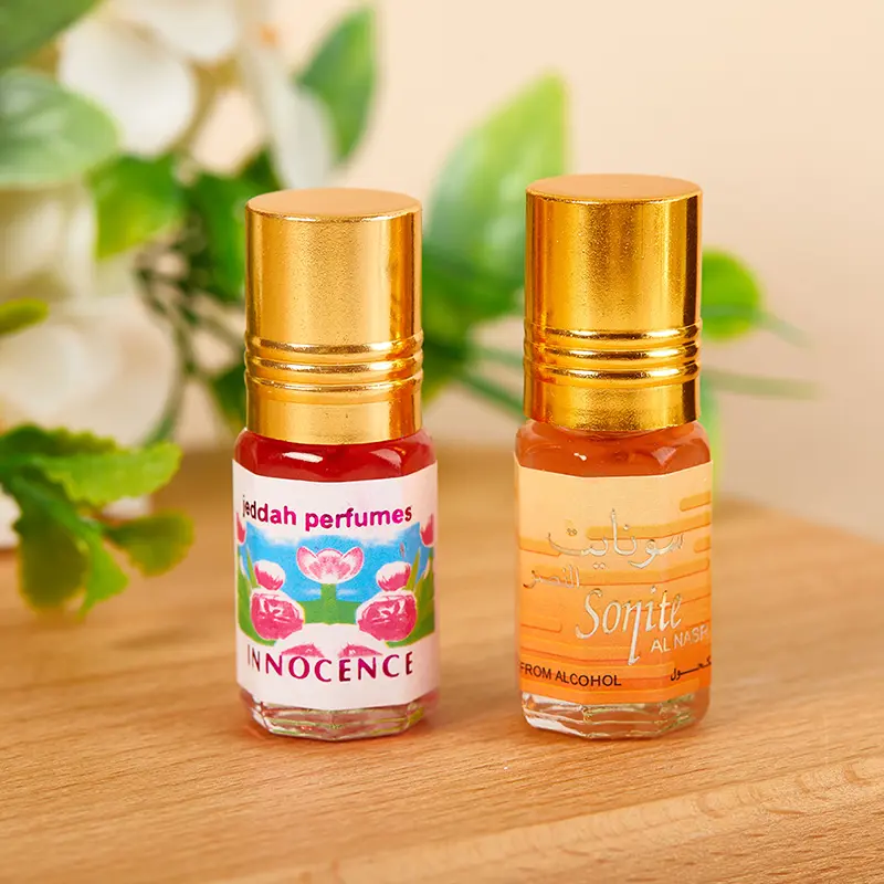 3ML Muslim Roll On Perfume Fragrance Essence Oil Body Scented Long Lasting Alcohol Free Natural Floral Essential