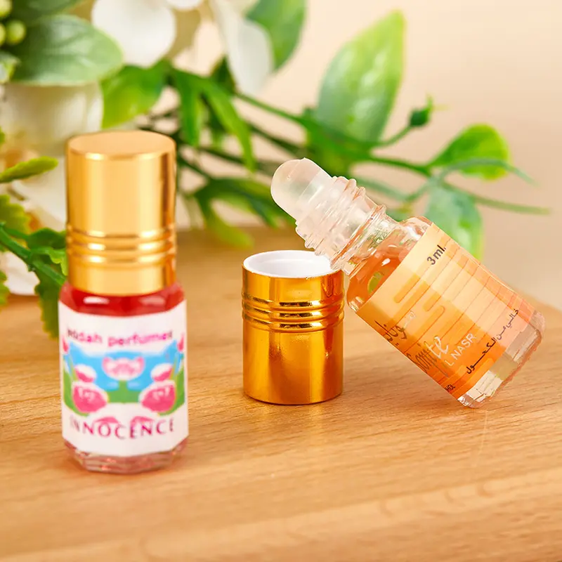 3ML Muslim Roll On Perfume Fragrance Essence Oil Body Scented Long Lasting Alcohol Free Natural Floral Essential
