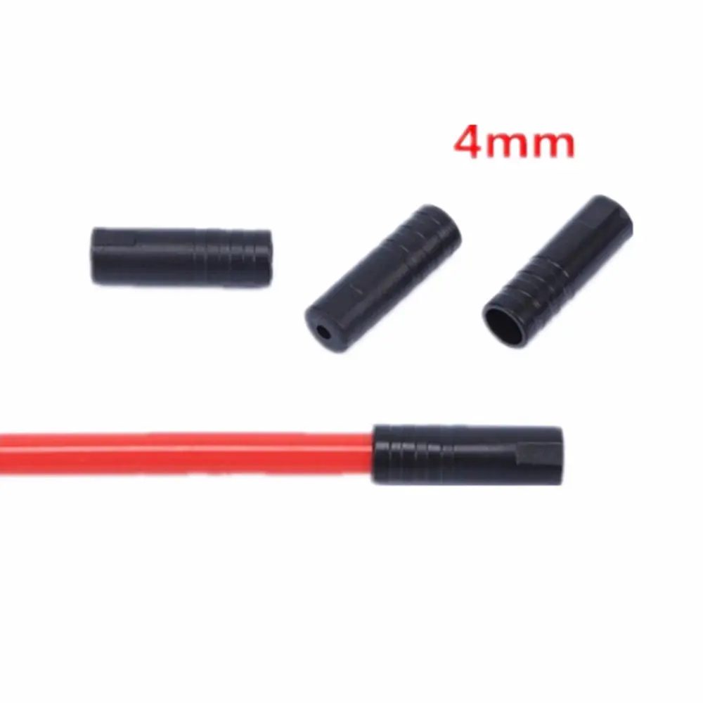 100Pc 4/5mm Bike Bicycle Cable Housing Brake Gear Outer End Caps Tips Crimps