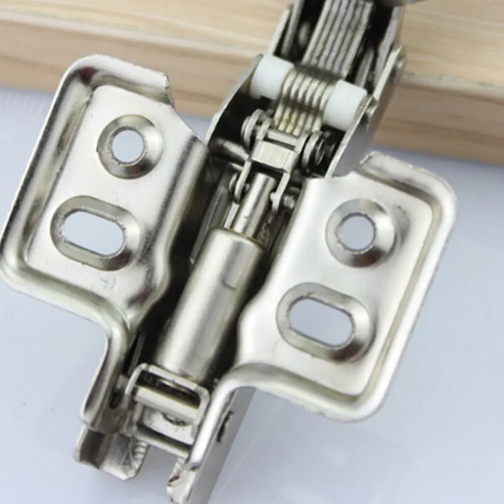 1PC Hinge Stainless Steel Door Hydraulic Hinges Damper Buffer Soft Close Full Overlay For Cabinet Cupboard Furniture Hardware