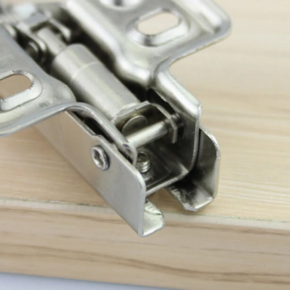 1PC Hinge Stainless Steel Door Hydraulic Hinges Damper Buffer Soft Close Full Overlay For Cabinet Cupboard Furniture Hardware