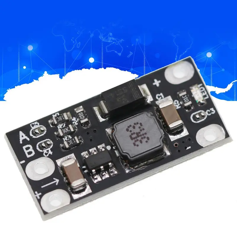 1pc Mini DC-DC Boost Step Up Converter Board Module 3.7V to 12V Voltage Regulator PCB Board Module Lithium Battery Boost