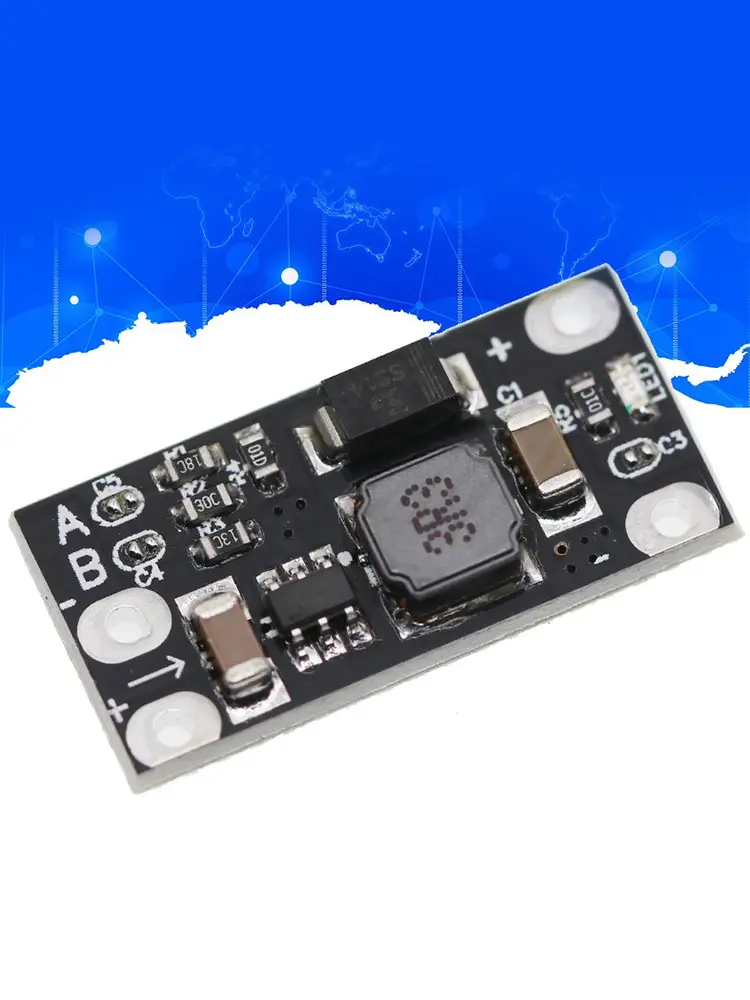 1pc Mini DC-DC Boost Step Up Converter Board Module 3.7V to 12V Voltage Regulator PCB Board Module Lithium Battery Boost