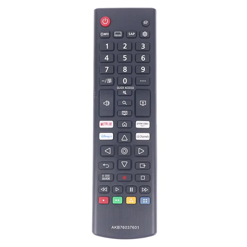1pc Universal TV Remote Control Portable Smart Replacement Parts Lightweight AKB76037601 For LG LED
