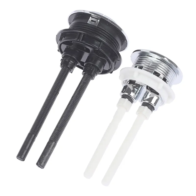 1pc Dual Flush Toilet Tank Button Round Square Push Buttons