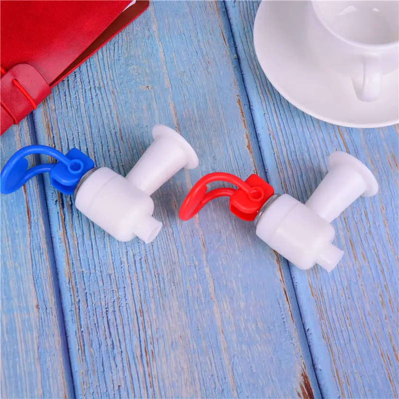 1PC Push Type Plastic Water Dispenser Faucet Tap Replacement Home Essential Drinking Fountains Parts Bibcocks Accessories