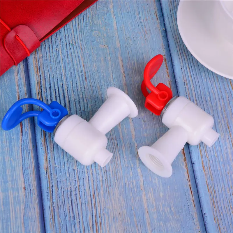 1PC Push Type Plastic Water Dispenser Faucet Tap Replacement Home Essential Drinking Fountains Parts Bibcocks Accessories