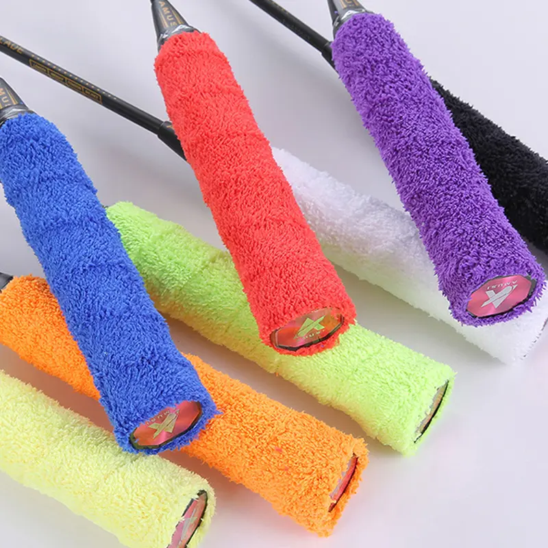 1 Roll 65*3*0.4cm Anti-slip Thickened Towel Gel Microfiber Badminton Racket Overgrip Sweatband