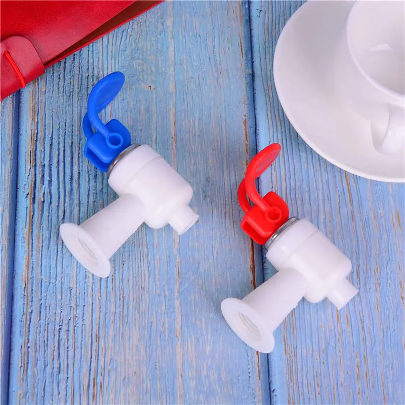 1PC Push Type Plastic Water Dispenser Faucet Tap Replacement Home Essential Drinking Fountains Parts Bibcocks Accessories