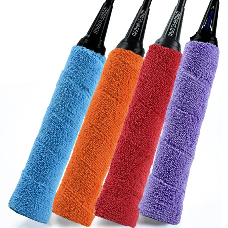1 Roll 65*3*0.4cm Anti-slip Thickened Towel Gel Microfiber Badminton Racket Overgrip Sweatband