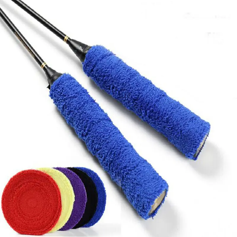 1 Roll 65*3*0.4cm Anti-slip Thickened Towel Gel Microfiber Badminton Racket Overgrip Sweatband