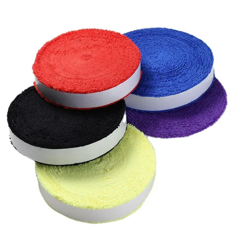 1 Roll 65*3*0.4cm Anti-slip Thickened Towel Gel Microfiber Badminton Racket Overgrip Sweatband