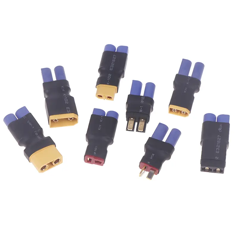 Adapter EC5 To XT60 XT90 T TRX Deans Female Male Connectors Banana Plug RC Lipo Battery Control Parts DIY