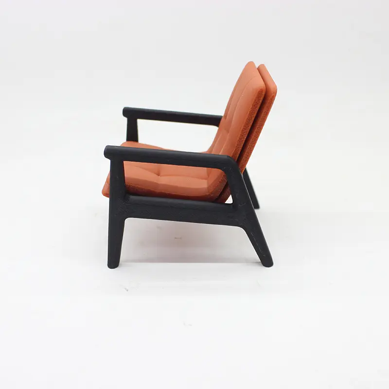 1/12 Dollhouse Miniature Furniture Sofa Chair Tea Table Model Toy Dolls House Home Living Room Furniture Decoration Accessories