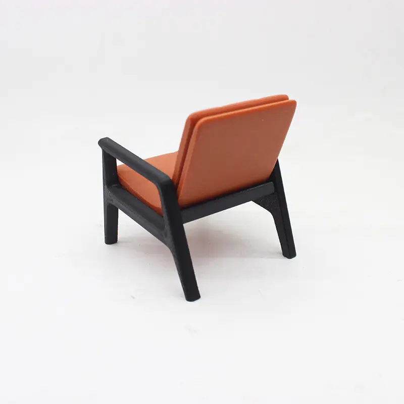 1/12 Dollhouse Miniature Furniture Sofa Chair Tea Table Model Toy Dolls House Home Living Room Furniture Decoration Accessories