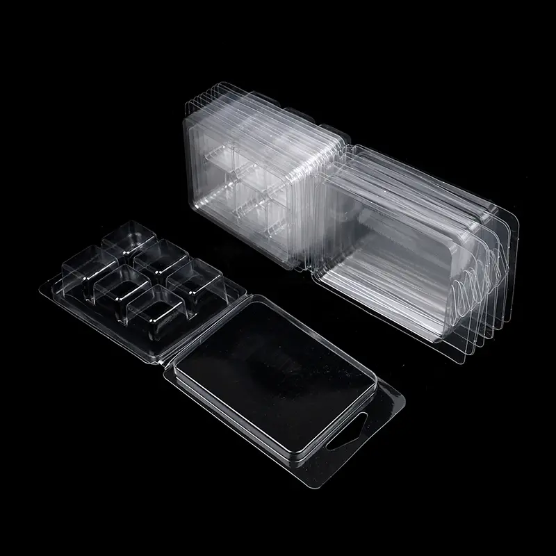 10Packs Wax Melt Molds Clear Clamshells Wickless Candles Boxes