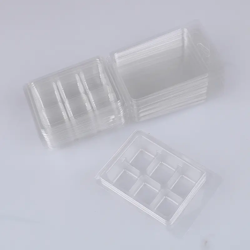 10Packs Wax Melt Molds Clear Clamshells Wickless Candles Boxes