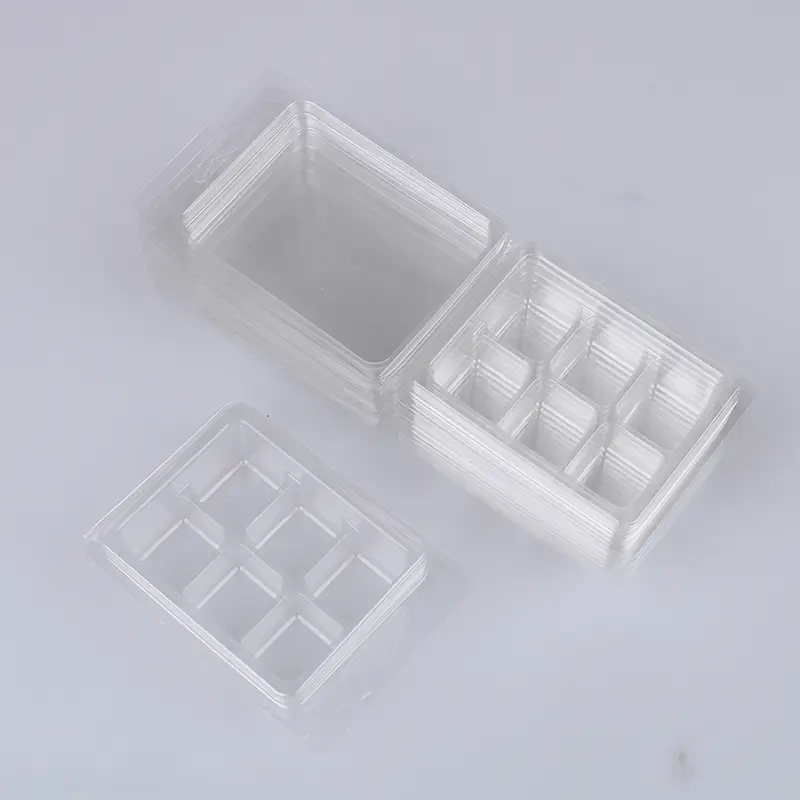 10Packs Wax Melt Molds Clear Clamshells Wickless Candles Boxes