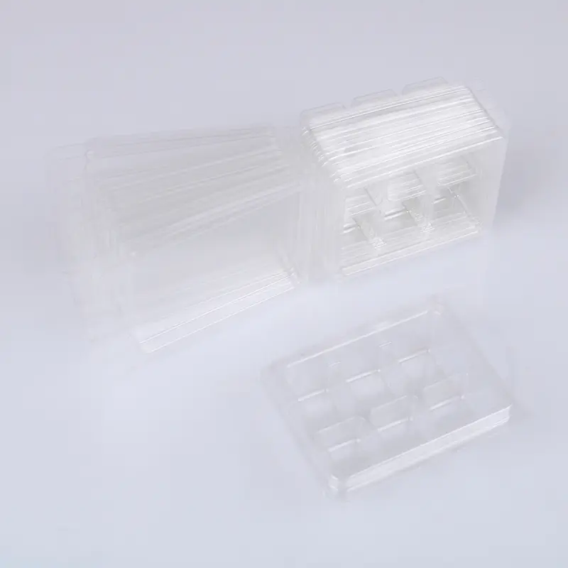 10Packs Wax Melt Molds Clear Clamshells Wickless Candles Boxes