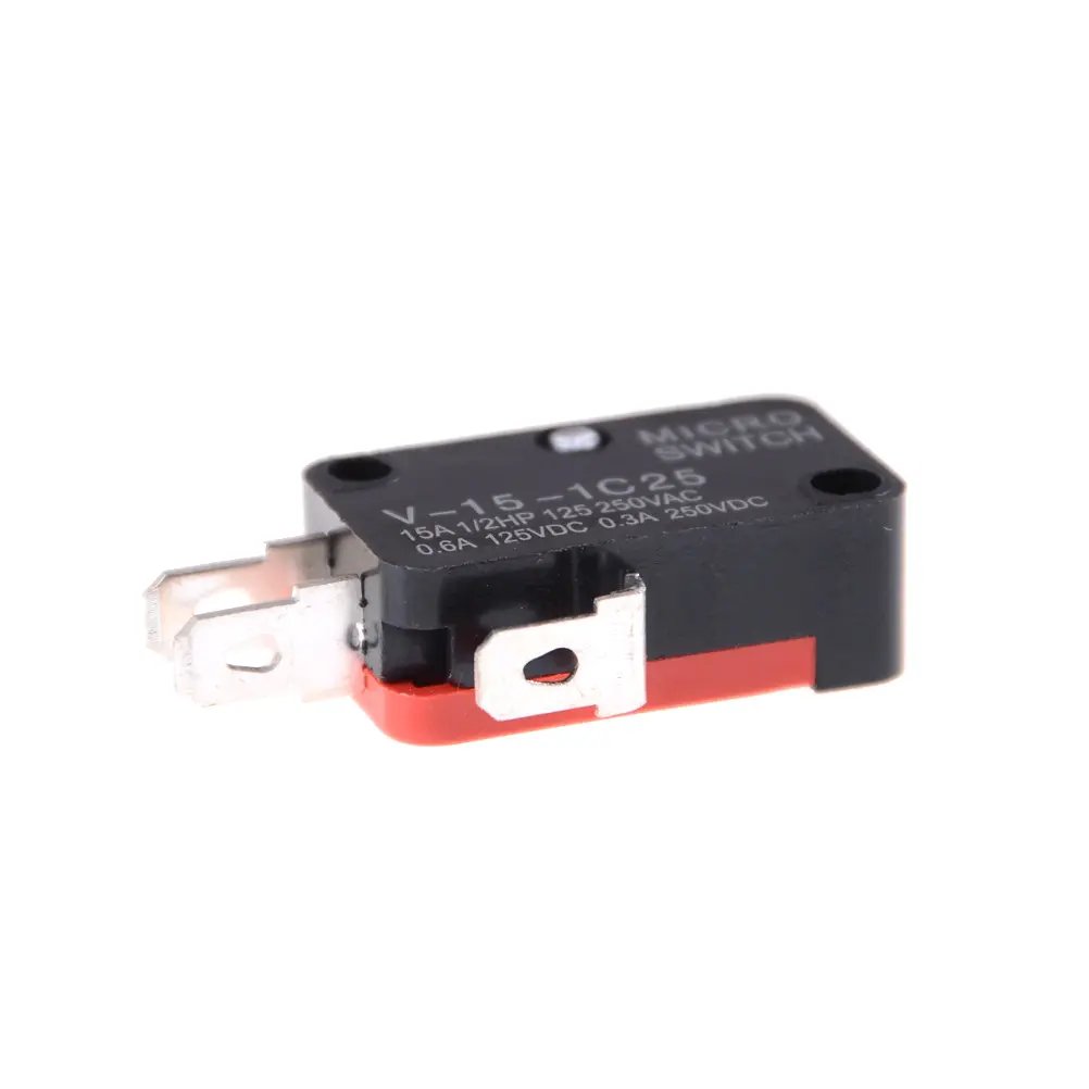 5Pcs Large micro switch V-15-1C25, silver point V-15-IC25 microwave oven, contact switch, copper tact