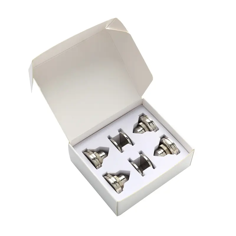 4 Sets Speakers Stand Feet Foot Pad Pure Copper Silver Loudspeaker Box Spikes Cone Floor Nail 30*27mm