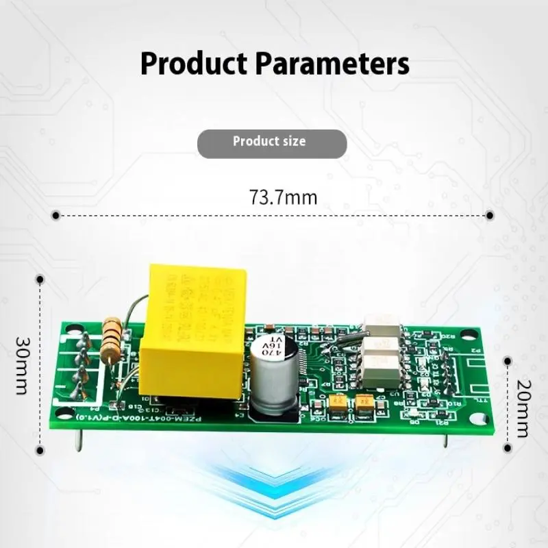 PZEM-004T 100A AC Digital Voltmeter Ammeter Wattmeter Power Frequency Test Communication Module TTL Serial 32A/63A