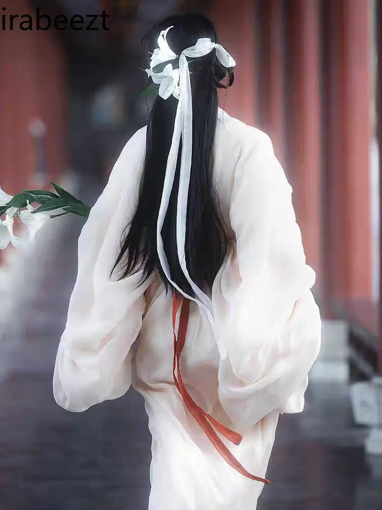 New Hanfu Robe Straight Restoration of The Traditional Wei Jin Dynasty Southern and Northern Dynasties Court Ancient Clothing