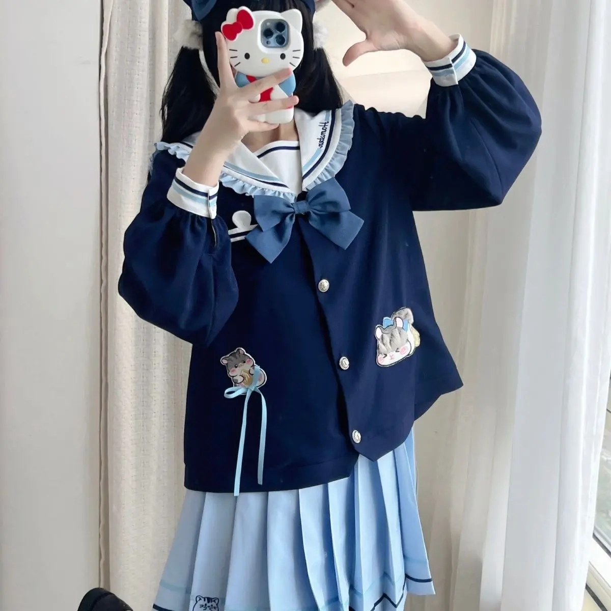 Blazer Mujer De Moda 2025 Spring and Summer Blouse and Skirt Women 2 Pieces Set Casual Conjunto Twede Feminino