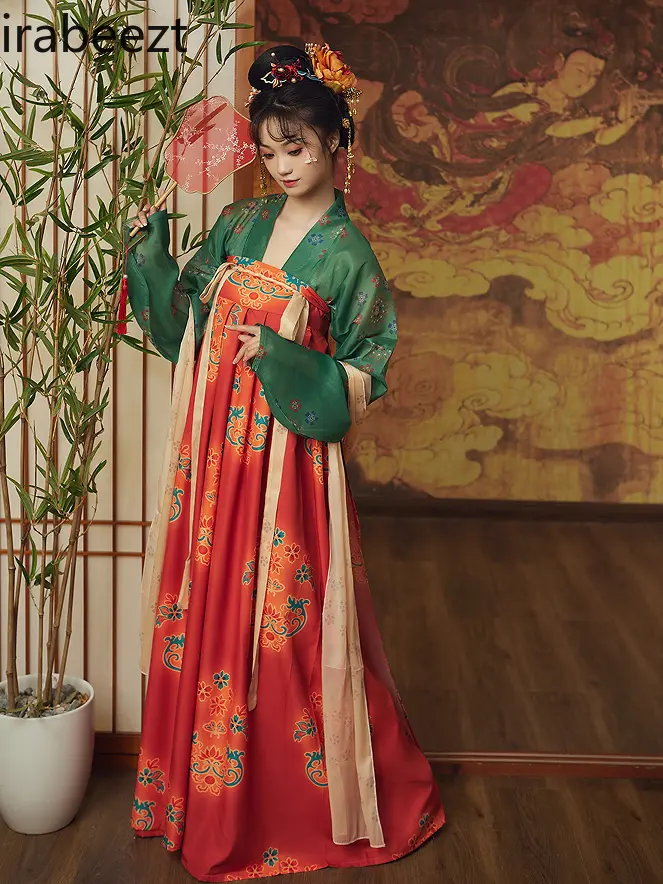 Tang Dynasty Style Thin Chest-skirt Spot Small Summer Suit New Dress for Women Mainland China Fairy Hanfu Women