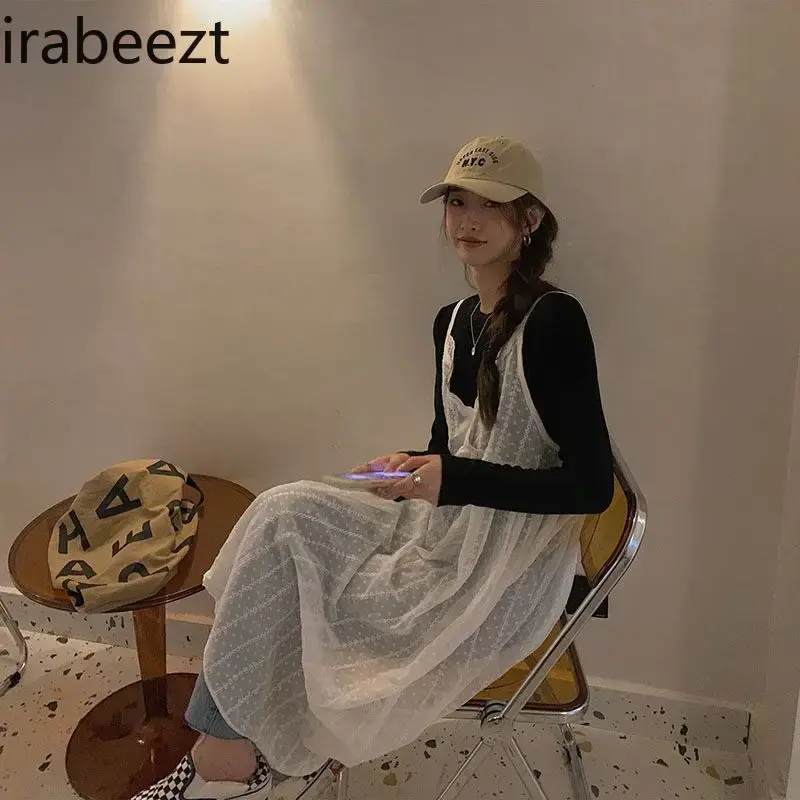 Summer Dress Women Dresses With Lace Edge Vestidos Elegantes Para Mujer LOOSE FIT Slight Strech Clothing