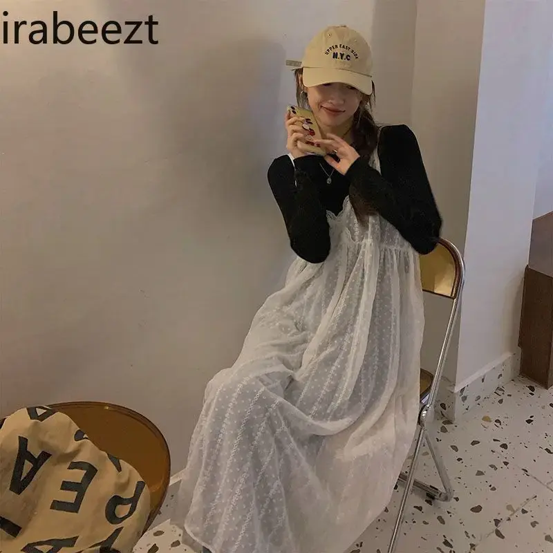Summer Dress Women Dresses With Lace Edge Vestidos Elegantes Para Mujer LOOSE FIT Slight Strech Clothing