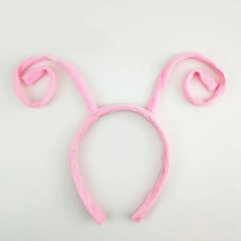 652F Velvet Bugs Headband Halloween Ant Headband Butterfly Antenna Headband Funny Butterfly HeadBand Halloween Party Costume